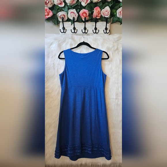 Tommy Bahama Arden Short Ruffle Dress (Cobalt Sea) - Picture 4 of 8